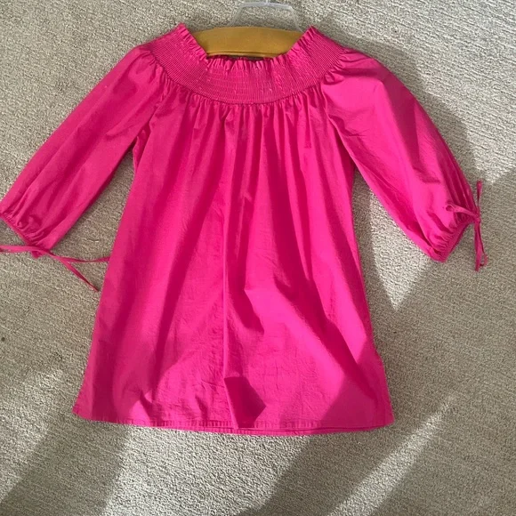 Melissa Paige Pink Off the Shoulder Blouse - Picture 4 of 10